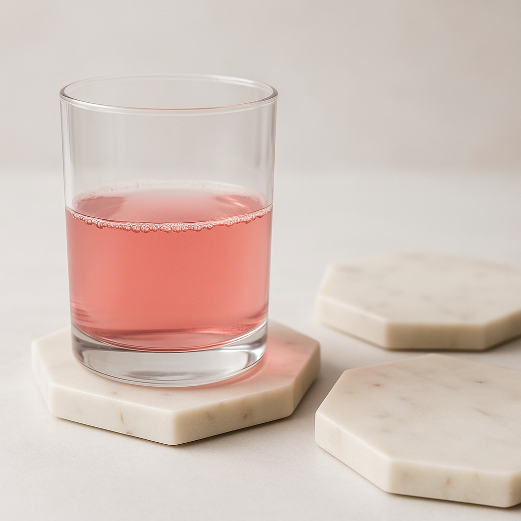 Marble Coasters - Octagonal Set of 4