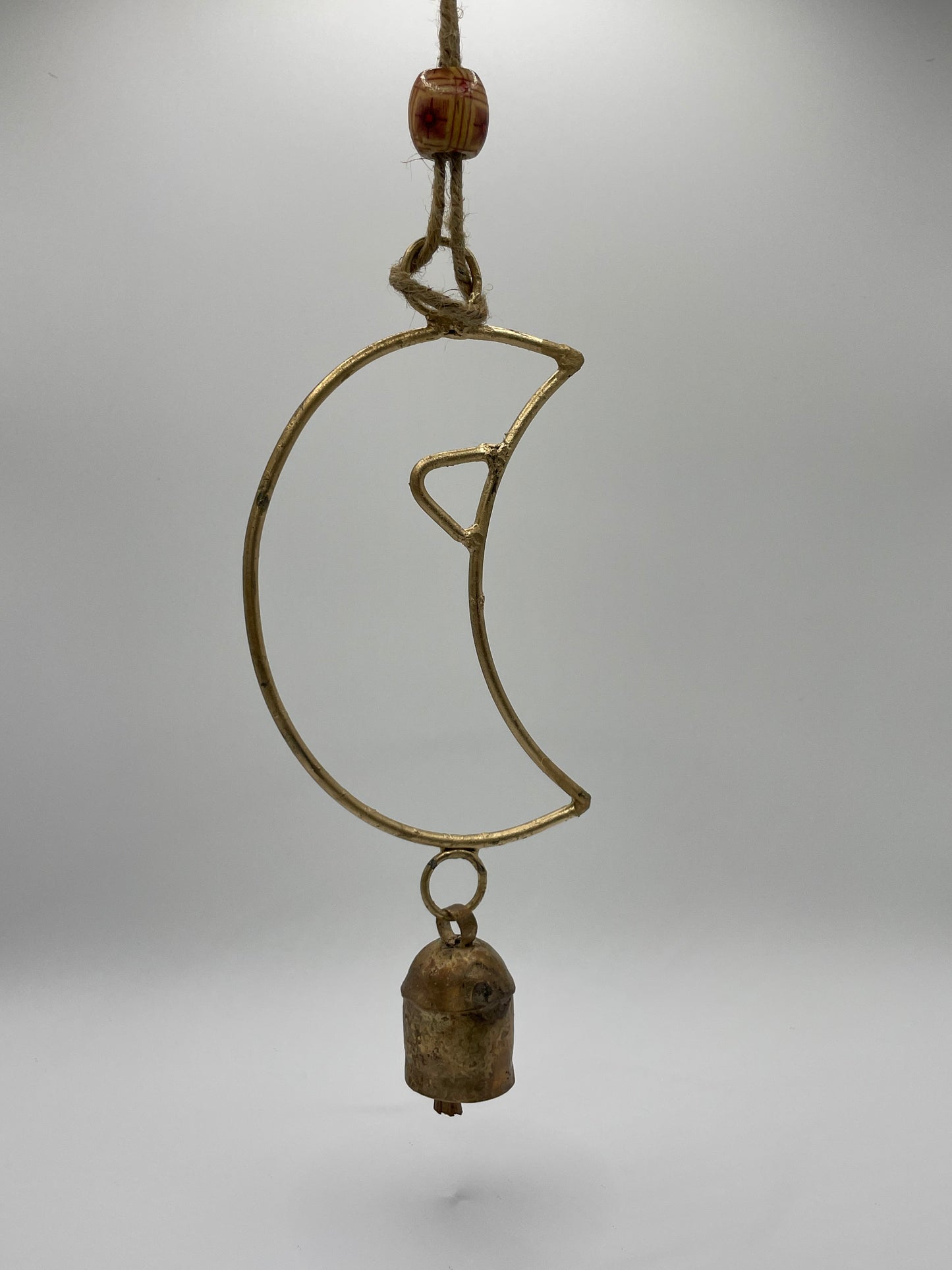 Moon-shape copper bell