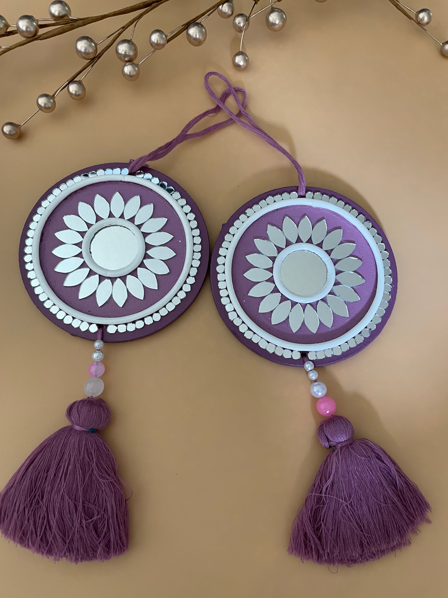 Wall hanging pair of 2, perfect for gifting and festive decor
