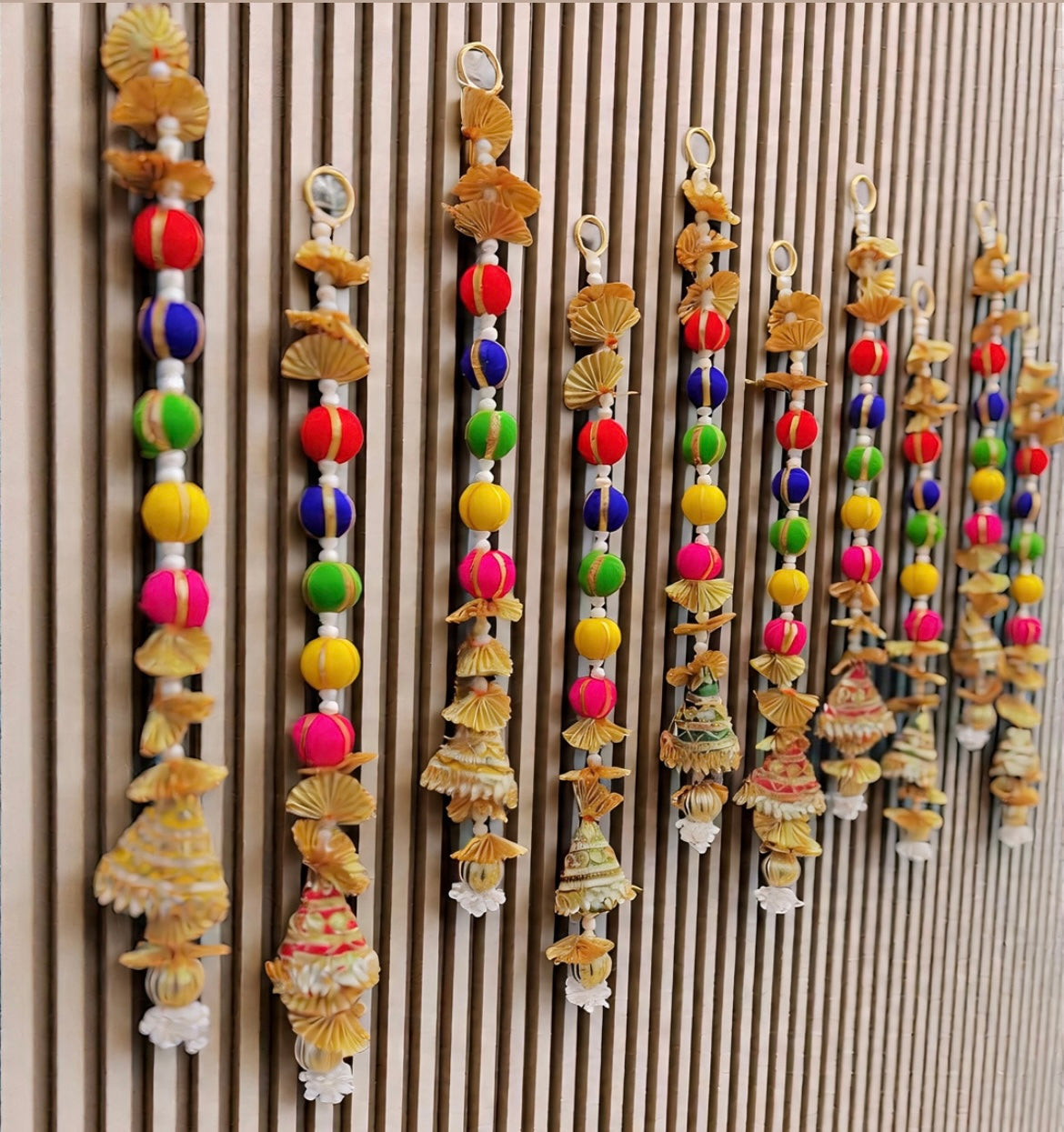 Wall Hanging with gota patti bottom