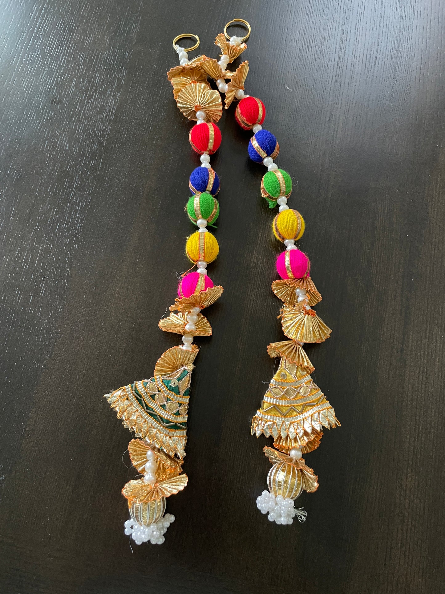Wall Hanging with gota patti bottom