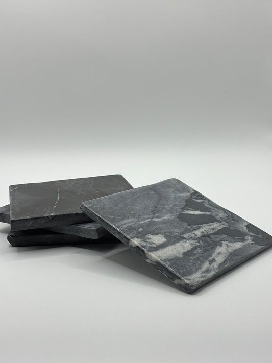 Marble Coasters - Square (Set of 4)