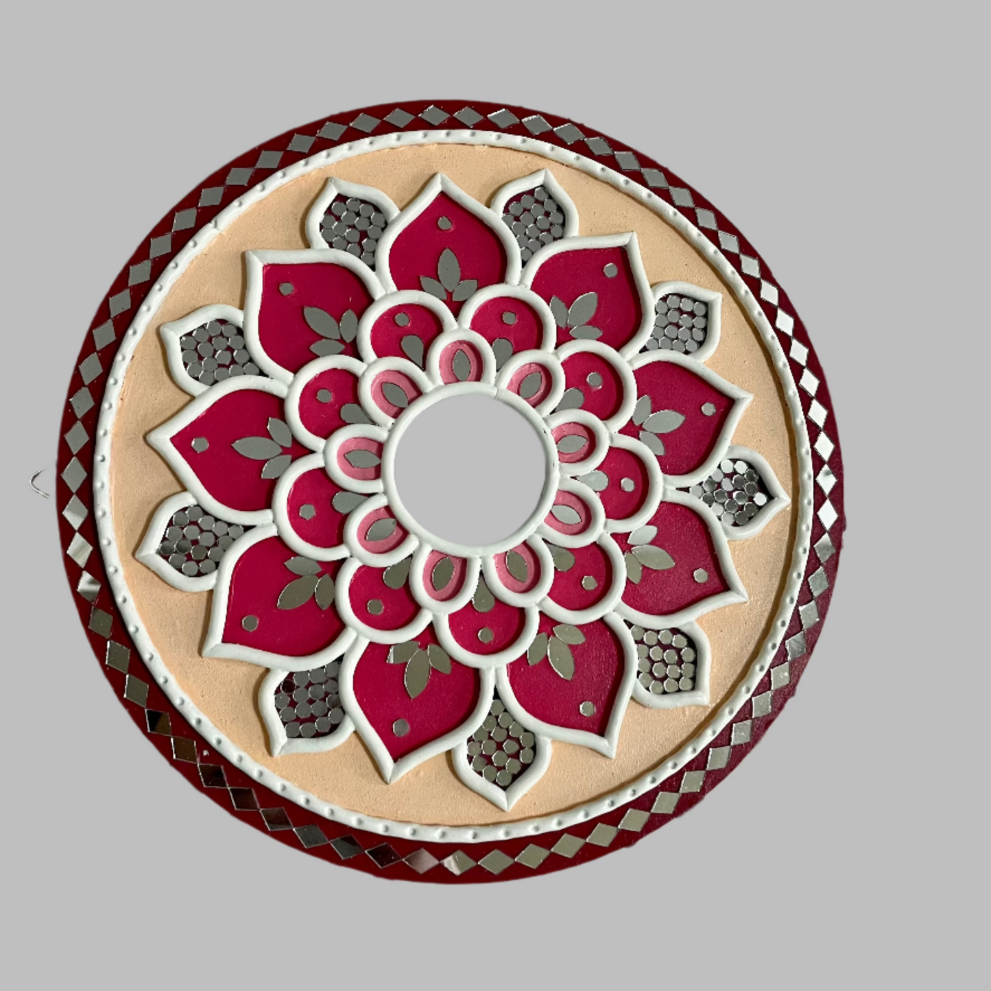 Lippan Artwork Wall hanging - Shades of Pink