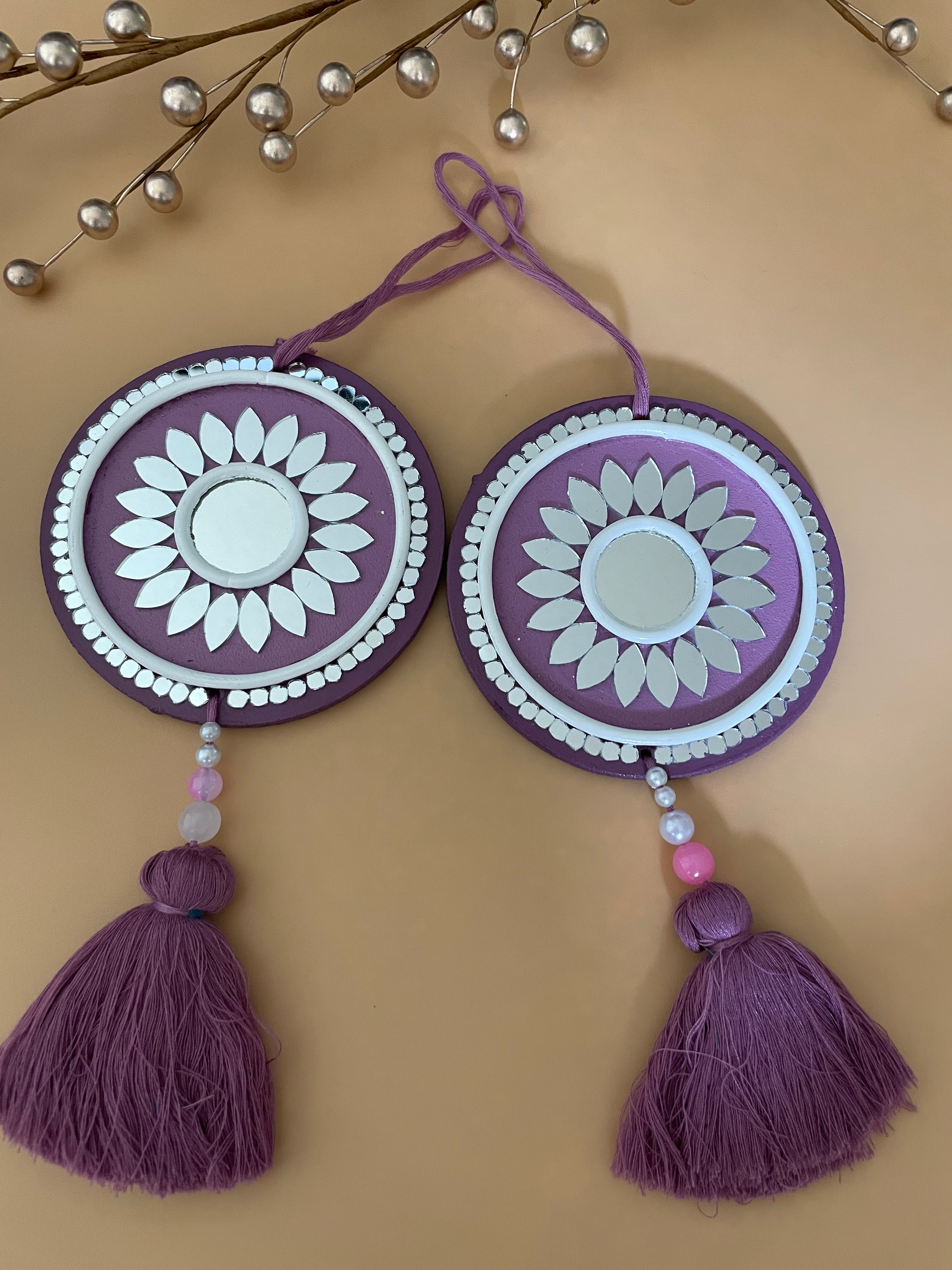 Wall hanging pair of 2, perfect for gifting and festive decor