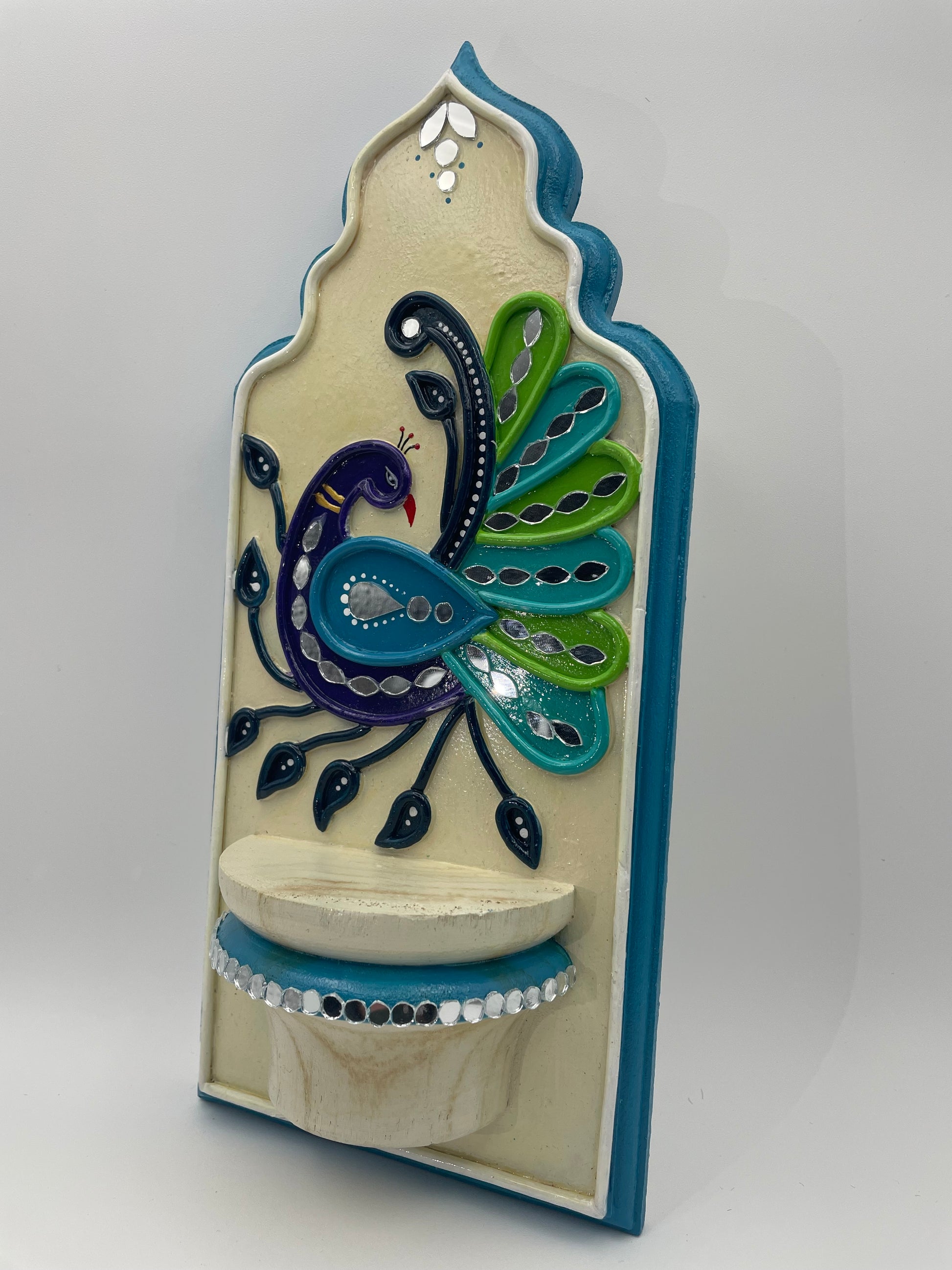 wall decor, peacock decor, wall hanging