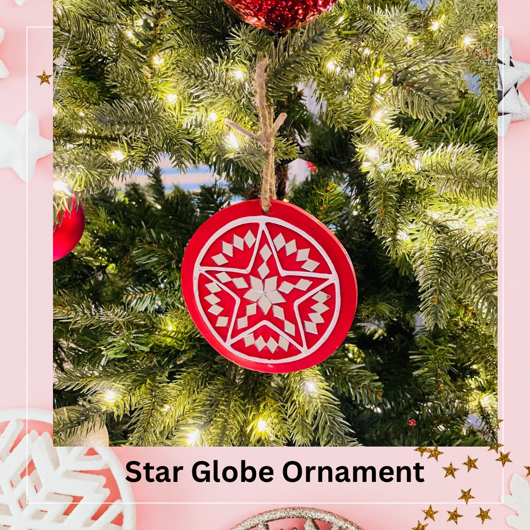 red Christmas ornament