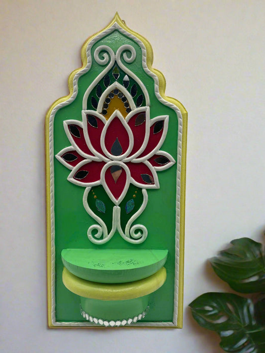 Wall hanging, wall art frame, wall decor, lotus wall hanging