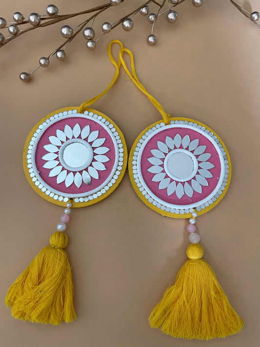 Wall hanging perfect for festive decor and gifting favors